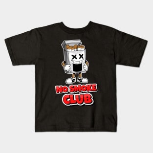 No Smoke Club | Smoke-Free Lifestyle Kids T-Shirt